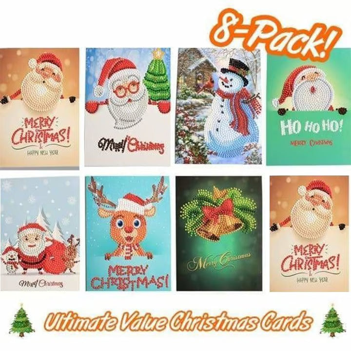 Glimmerry™ – DIY 5D Diamond Painting Christmas Card Kit