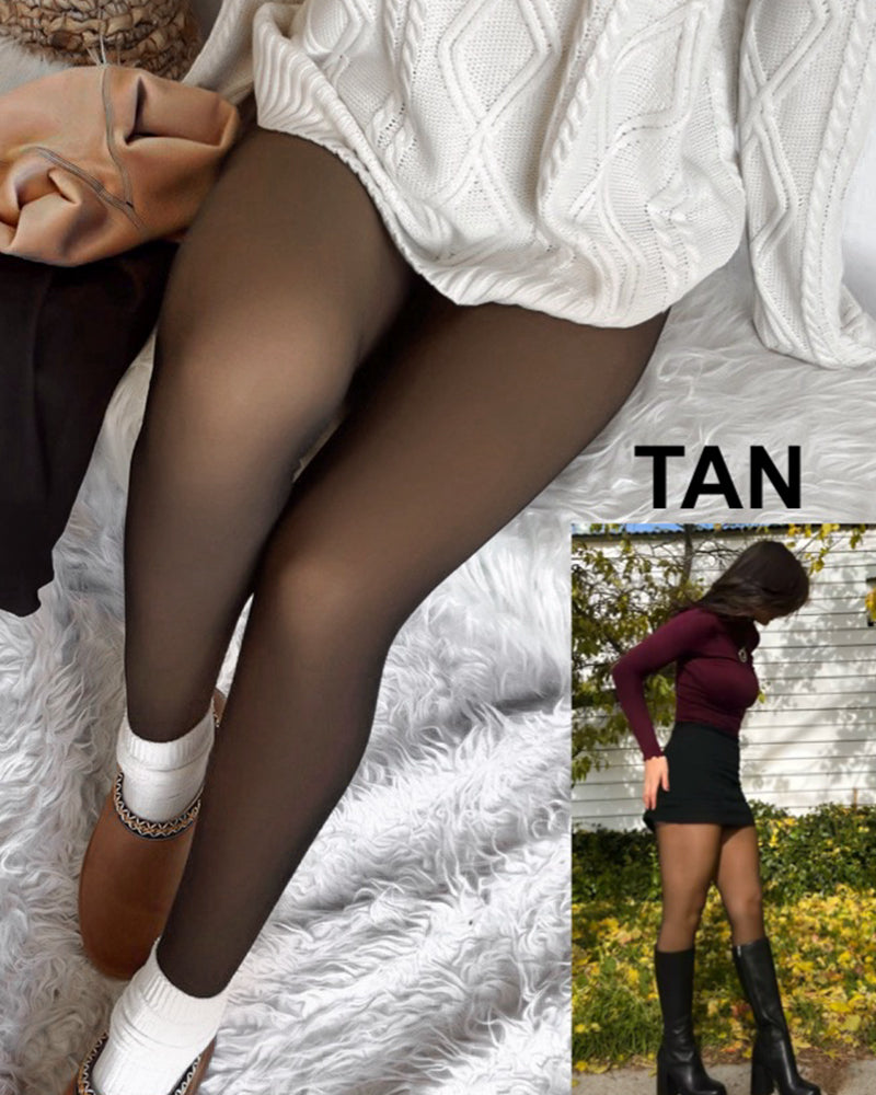 Glazelle™ – Translucent Fleece Lined Winter Tights