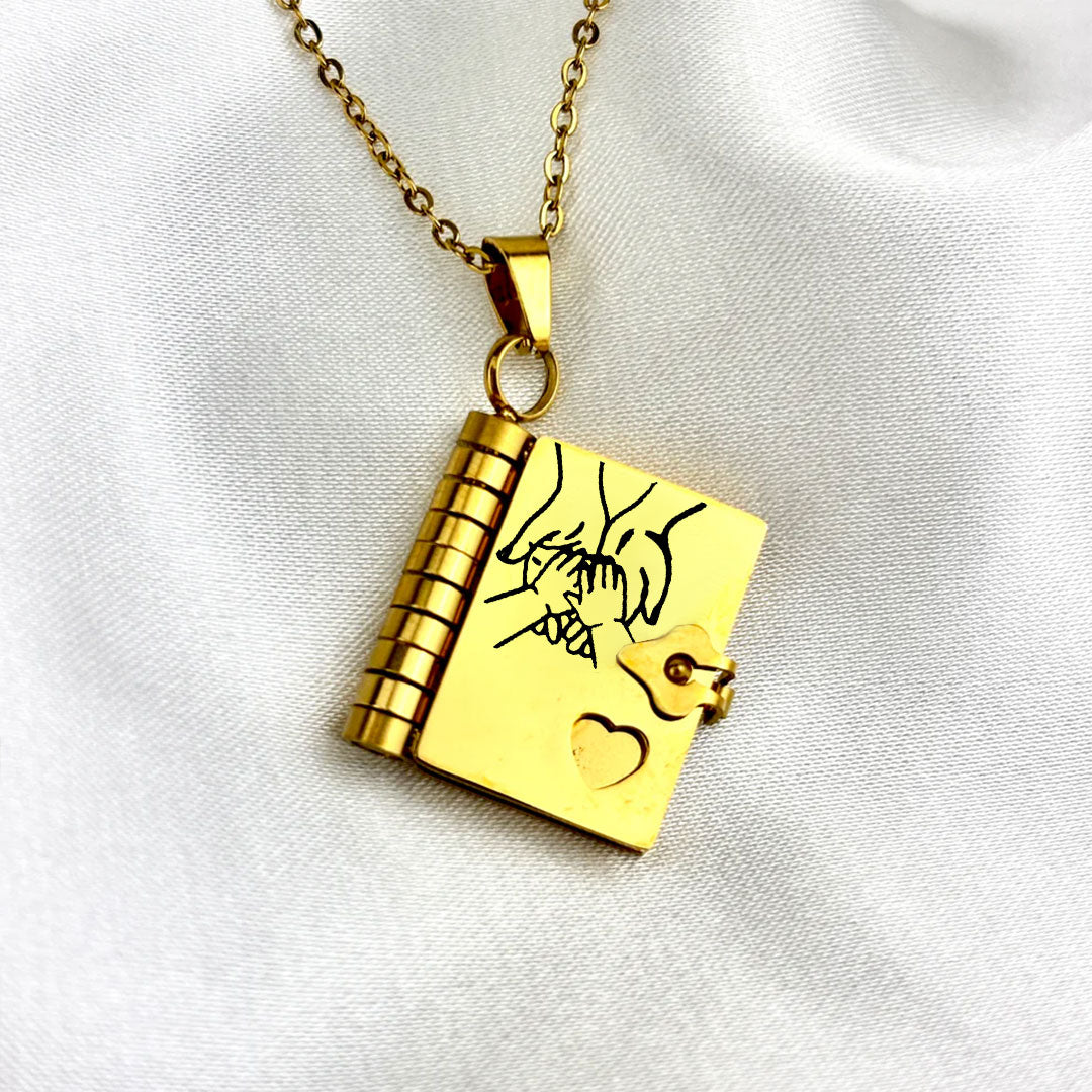 Belovia™ – Mini Book Necklace Keepsake (50% Off)