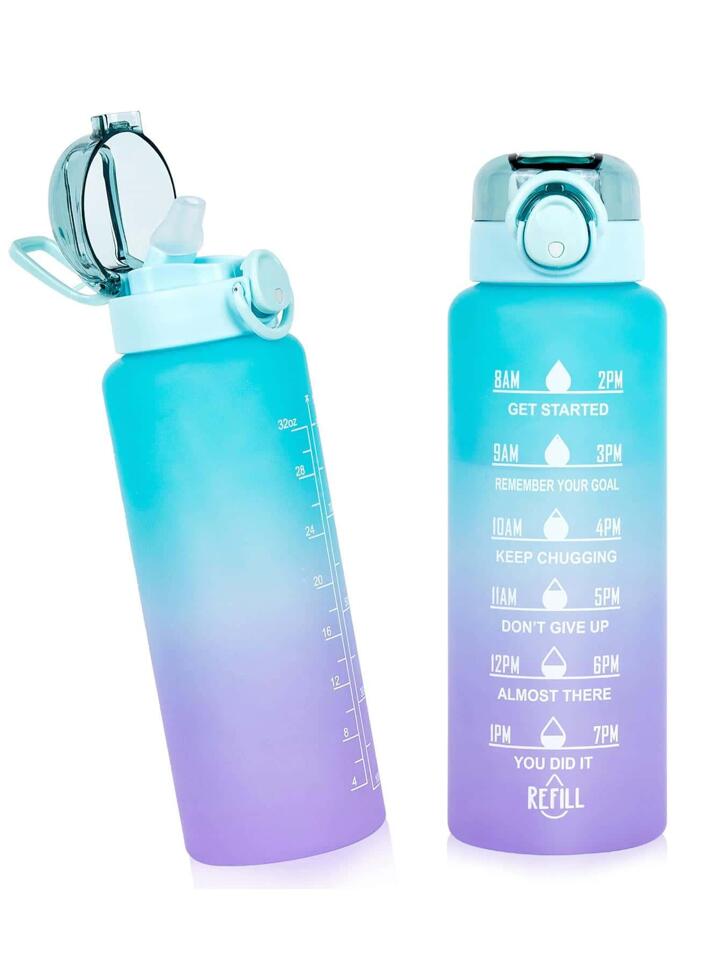 Siptique™ - 900ML Motivational Water Bottle (40% Off)