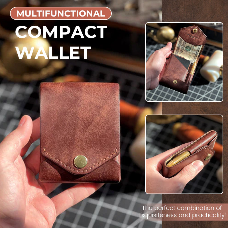 Veldena™ – Handmade Vintage Leather Wallet (50% Off)