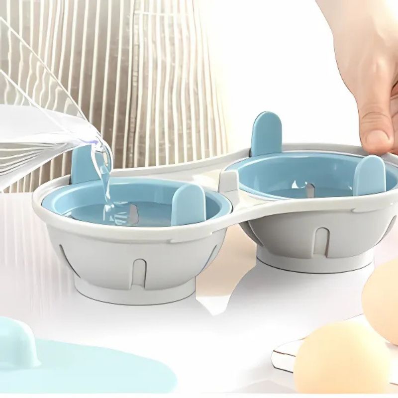 Poachic™ - Microwave Egg Poacher for Quick, Perfect Eggs (50% Off)