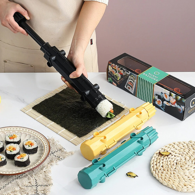 MakiSync™ - Easy One-Press Sushi Roller Bazooka (50% Off)