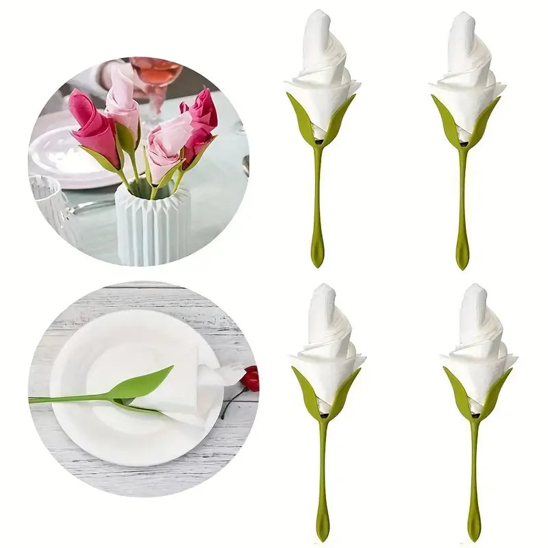 Florenza™ - Roll Napkins into Elegant Flowers (2 Pcs)