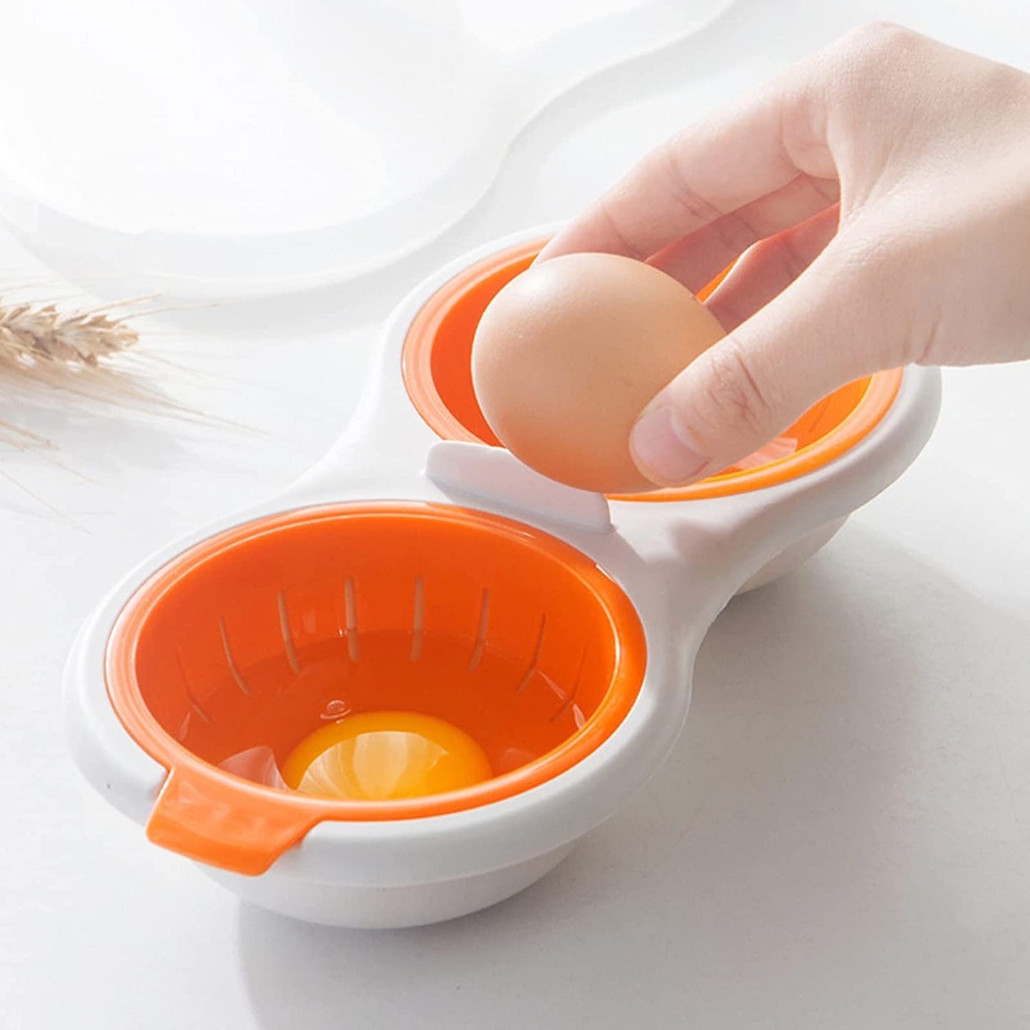 Culinara™ - Microwave Egg Poacher for Quick, Perfect Eggs (50% Off)