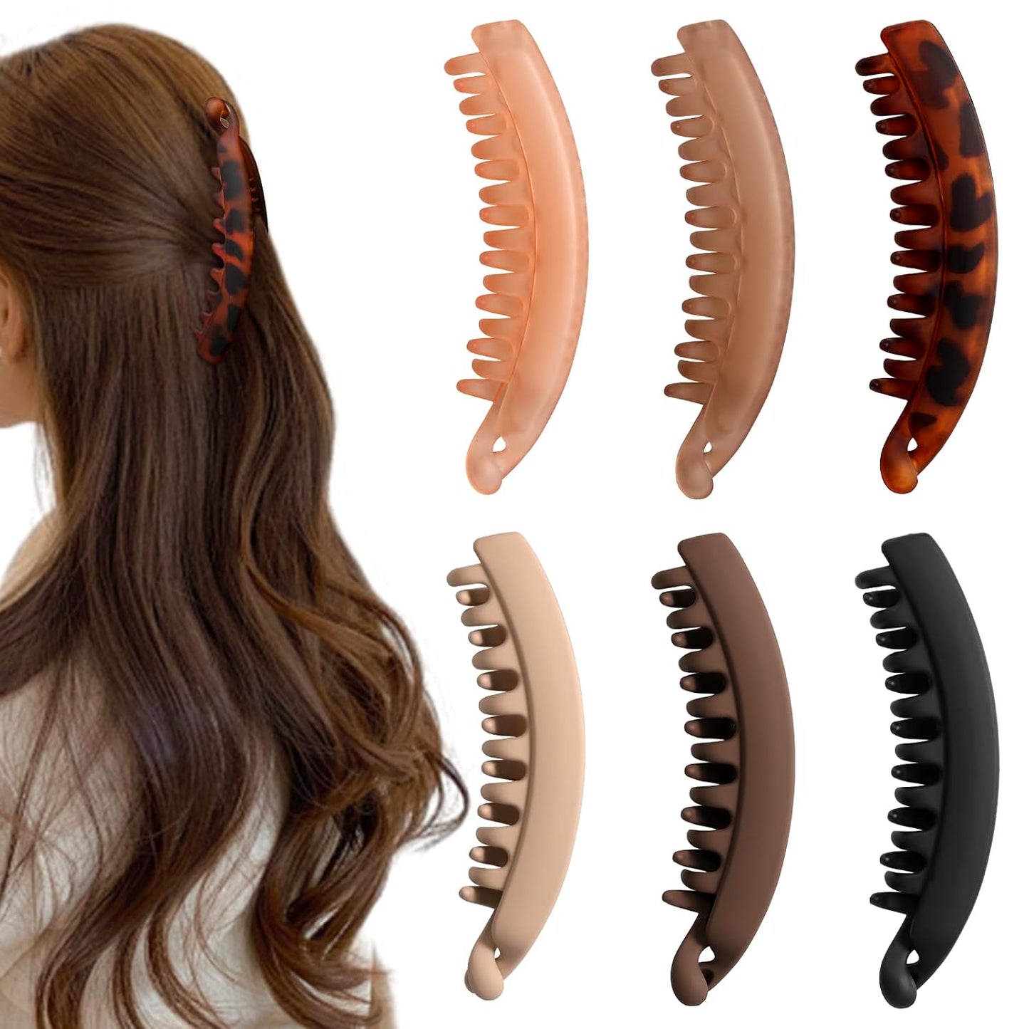 Velvina™ – Easy-Hold Banana Clips for All Hair Types (1+2 Free)