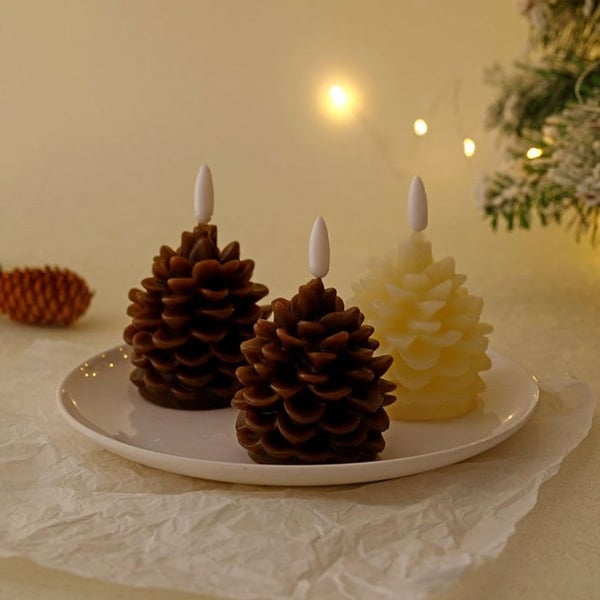 Lunacone™ – Flameless Pinecone Candle Light (1+1 Free)