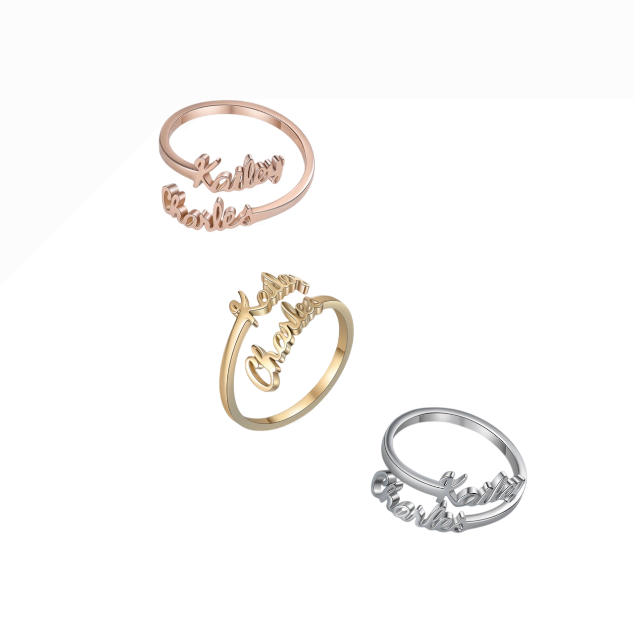 Aurelya™ – Customized Name Ring (50% Off)