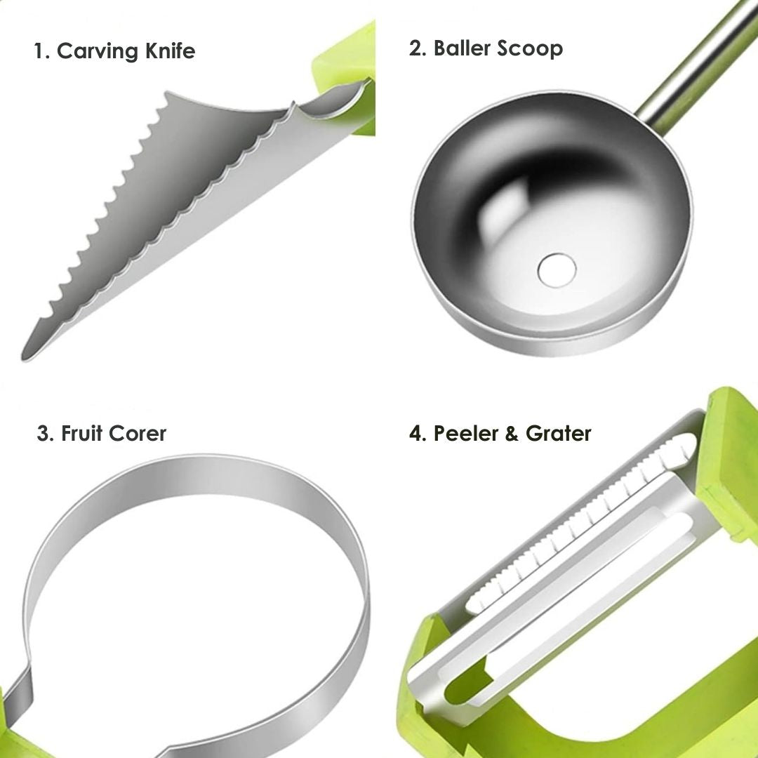 Culinara™ - 4-in-1 Fruit Knife for Impressive & Delicious Creations (50% Off)