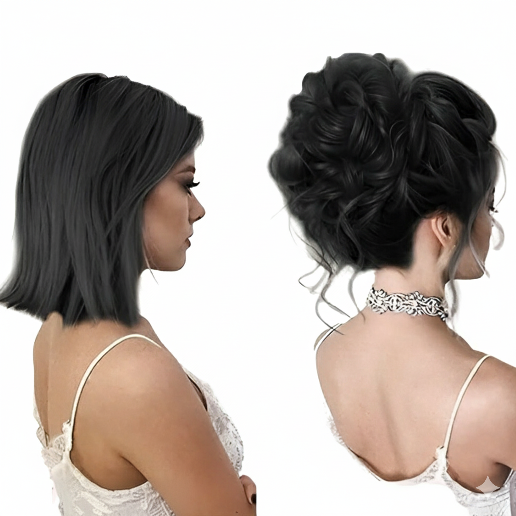 Lunisse™ – Elegant Curly Bun Hair Clip (1+1 Free)