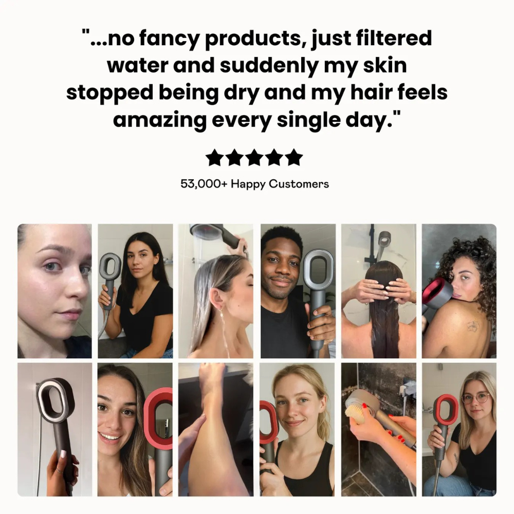 Aquyne™ – Purifying 3 in 1 Showerhead for Skin and Hair