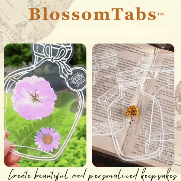 BlossomTabs™ - perfect for book lovers (20+20 free)