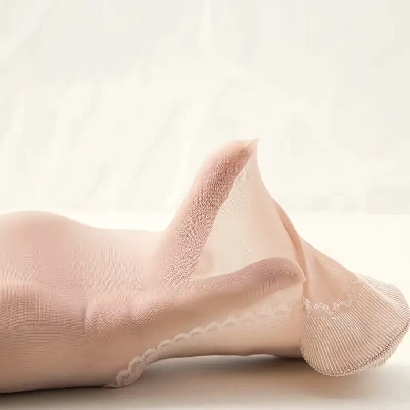 Feeluxe™ - Silky Anti-Slip Cotton Socks (5+5 Free)