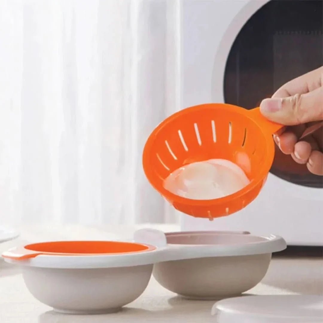 Culinara™ - Microwave Egg Poacher for Quick, Perfect Eggs (50% Off)