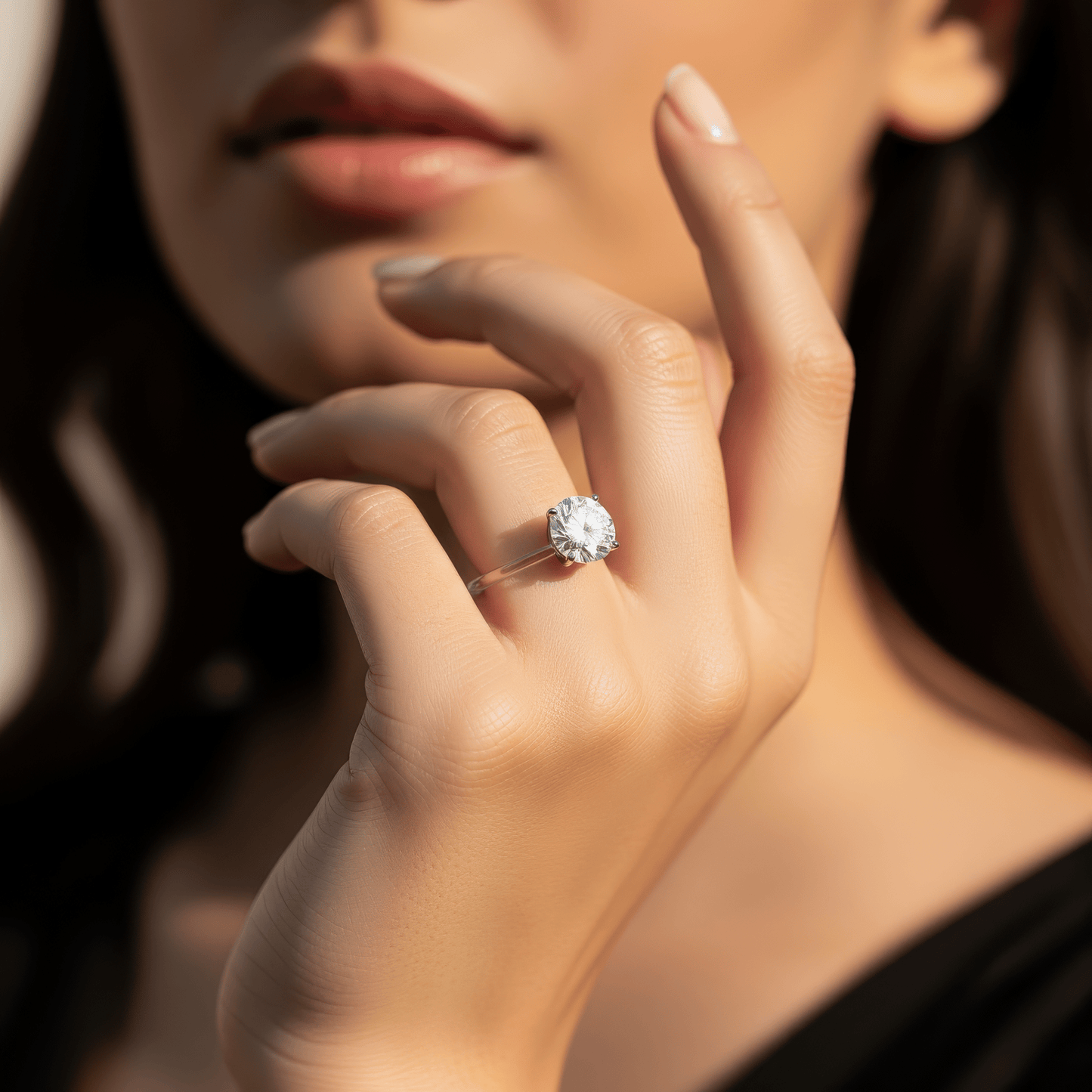 Elaria™ – Invisible Floating Thread Ring (50% Off)