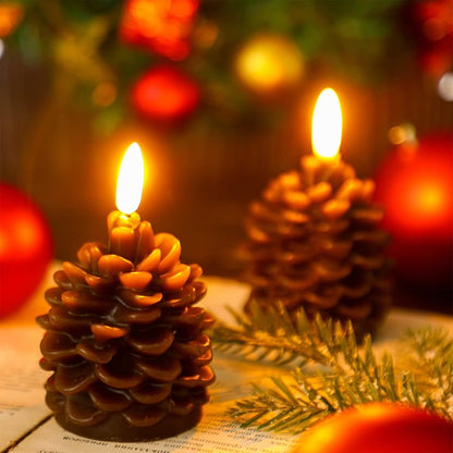 Lunacone™ – Flameless Pinecone Candle Light (1+1 Free)