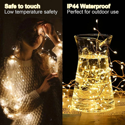 Merrilight™ –  LED Christmas Copper String Lights (50% Off)