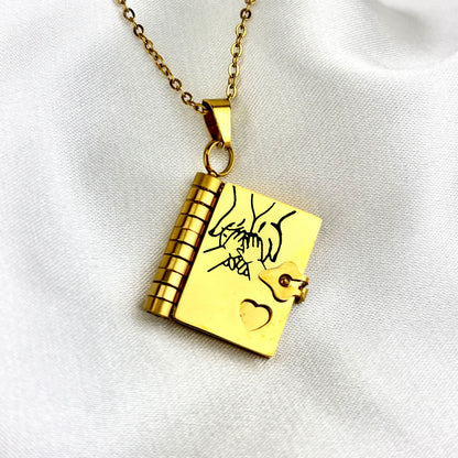 Belovia™ – Mini Book Necklace Keepsake (50% Off)