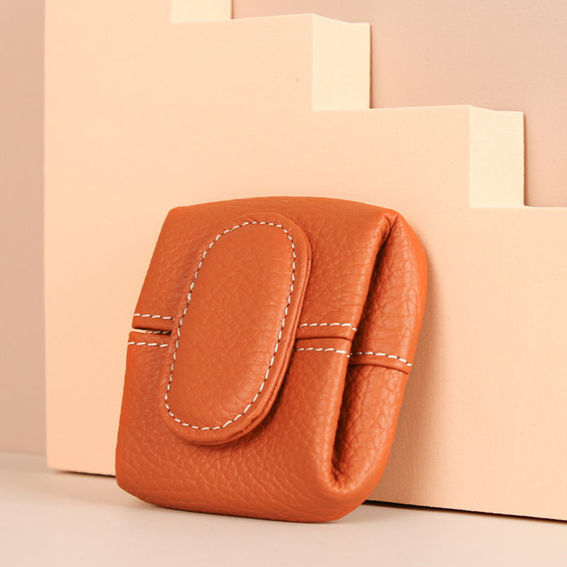 Élivéa™ – Compact Leather Coin Purse (40% Off)