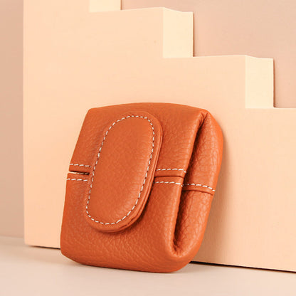 Élivéa™ – Compact Leather Coin Purse (40% Off)