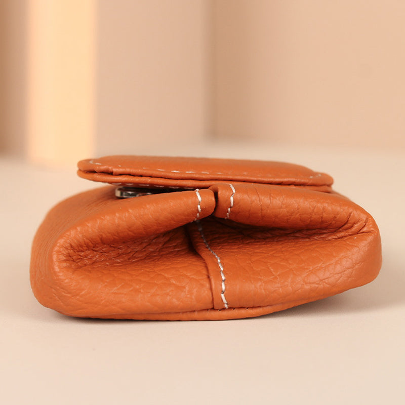 Élivéa™ – Compact Leather Coin Purse (40% Off)