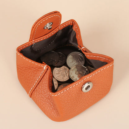 Élivéa™ – Compact Leather Coin Purse (40% Off)