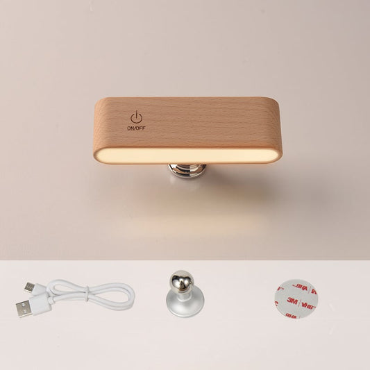 Hinokio™ – Minimalist Wood Lamp with Magnetic Charging Base (50% Off)