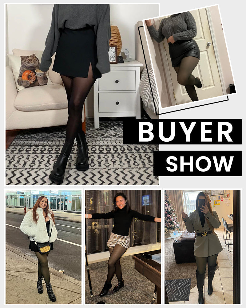 Glazelle™ – Translucent Fleece Lined Winter Tights