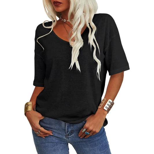 Easeen™ - Arm-Hiding V-Neck Tee for Everyday Ease