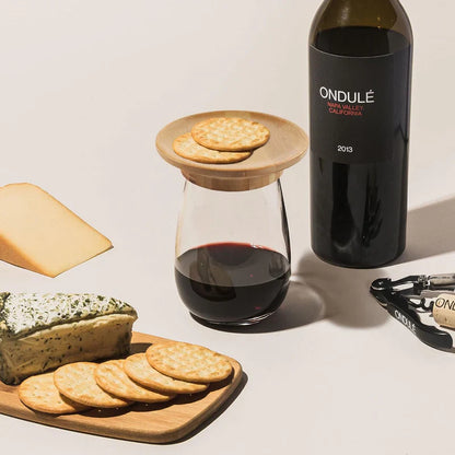 Florenza™ - Elegant Bamboo Wine Glass Toppers (2+2 Free)