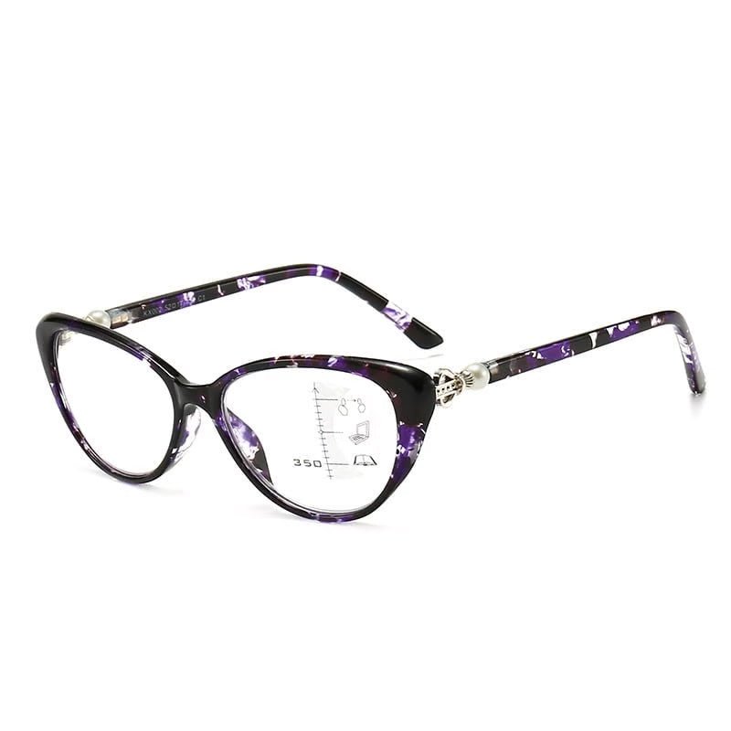 Lumora™ - Anti-Blue Light Multifocal Cat Eye Reading Glasses (40% Off)