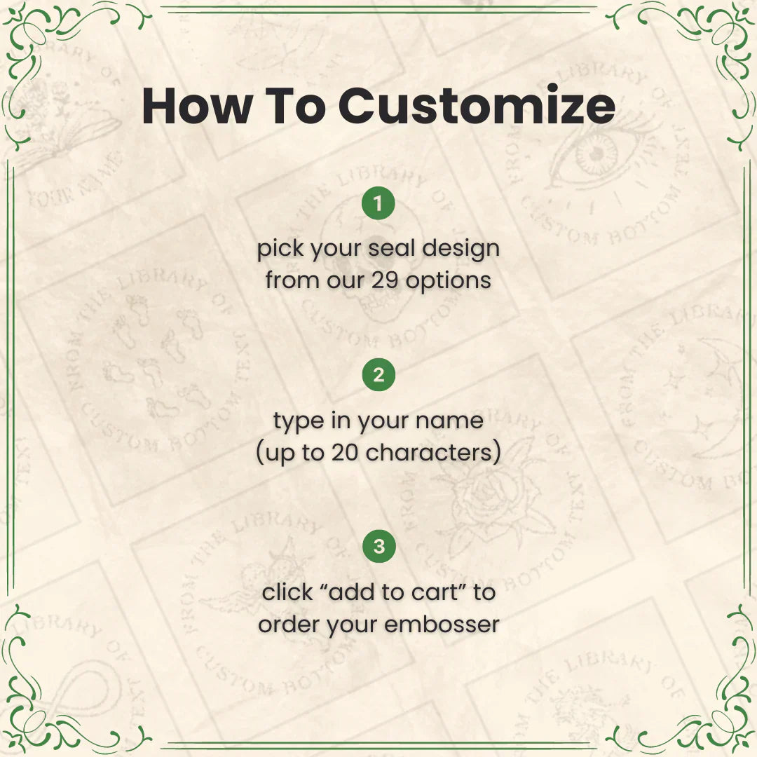 Sealoria™ – Custom Embossing Stamp (50% Off)