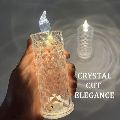 Roséra™ – Crystal Rose Candlelight Lamp