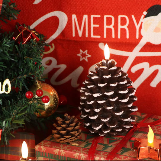 Lunapine™ – Flameless Pinecone Candles with Gentle Glow (50% Off)