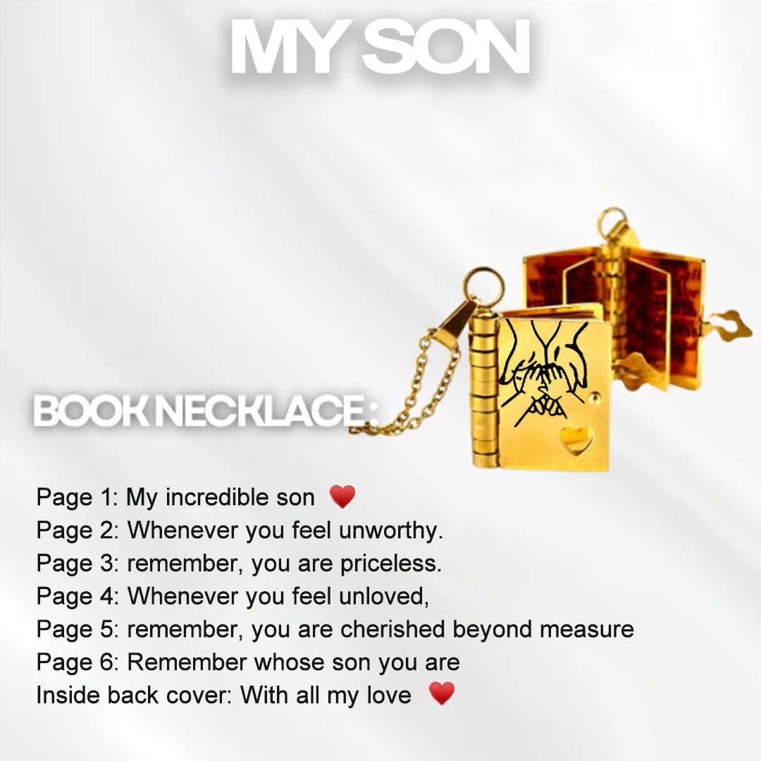 Belovia™ – Mini Book Necklace Keepsake (50% Off)