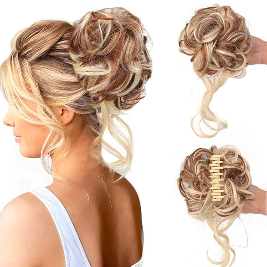 Lunisse™ – Elegant Curly Bun Hair Clip (1+1 Free)