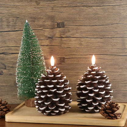 Lunapine™ – Flameless Pinecone Candles with Gentle Glow (50% Off)