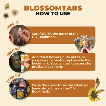 BlossomTabs™ - perfect for book lovers (20+20 free)