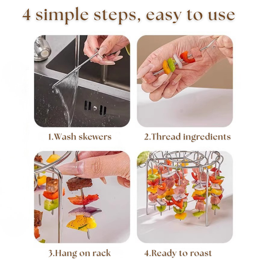 Culinara™ – Air Fryer Skewer Rack