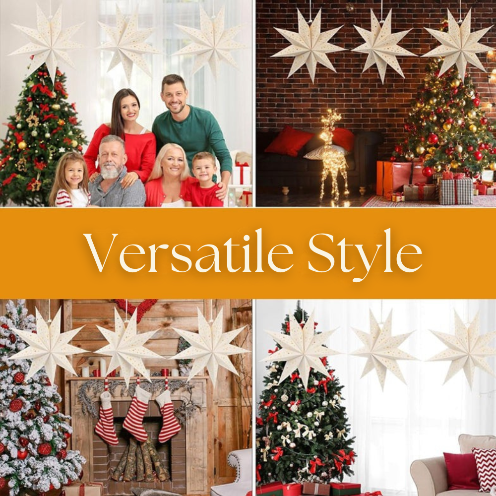 Lunelle™ – Starry Paper Lantern Hanging Light