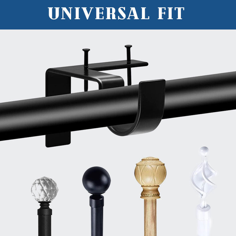 Curtava™ – No Drill Curtain Rod Holders (2 Pieces)