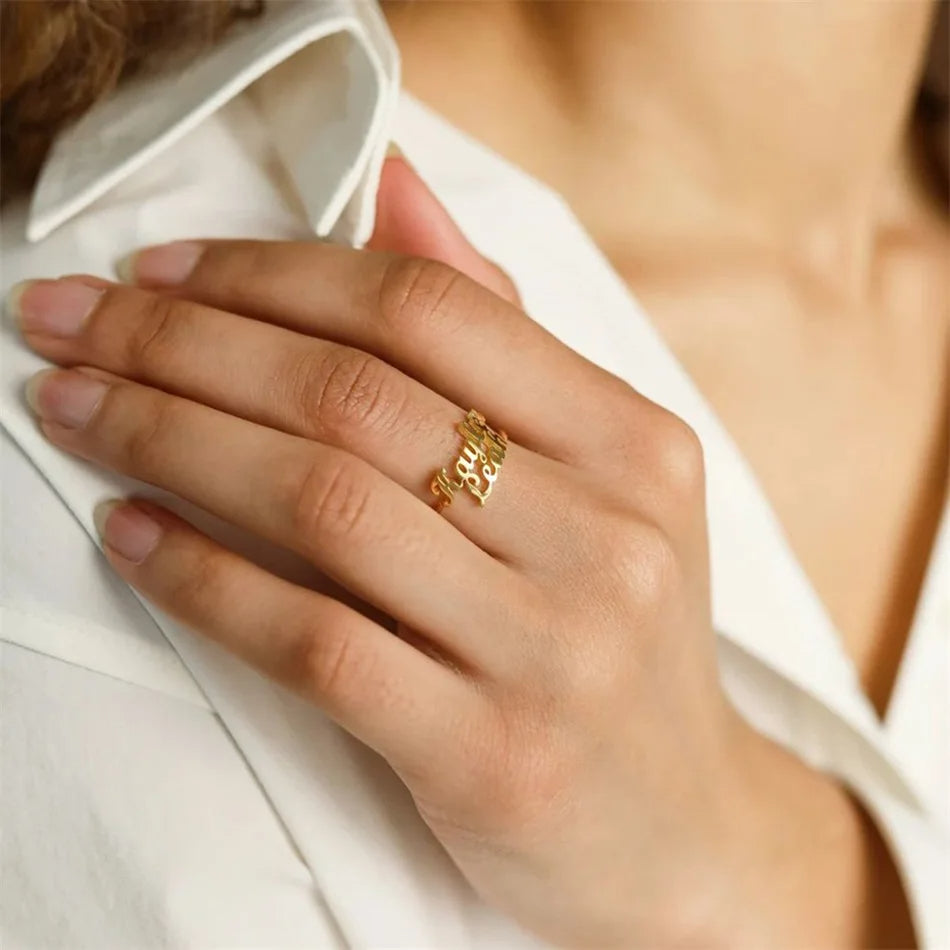 Aurelya™ – Customized Name Ring (50% Off)