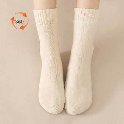 Feeluxe™ – Fleece Roll-Up Socks for Deep Warmth (1+2 Free)