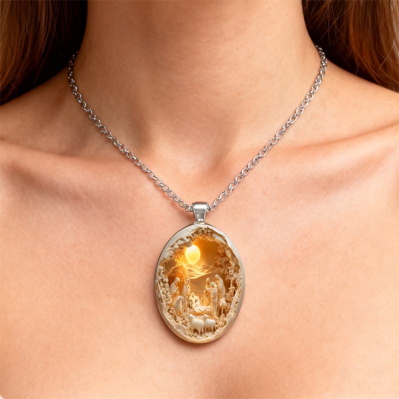 Sanctelle™ – Miniature Holy Land Christmas Faith Pendant (1+1 Free)