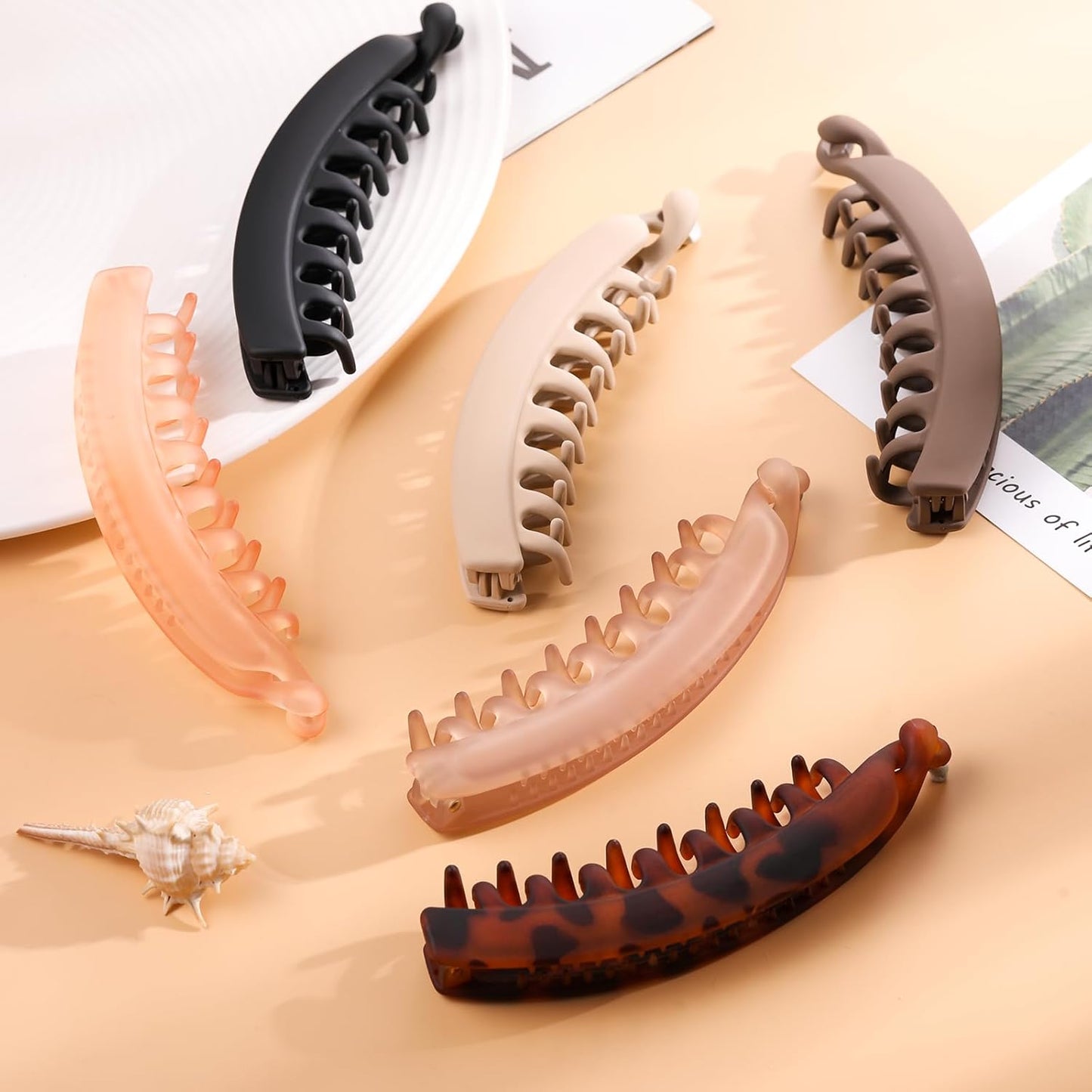 Velvina™ – Easy-Hold Banana Clips for All Hair Types (1+2 Free)