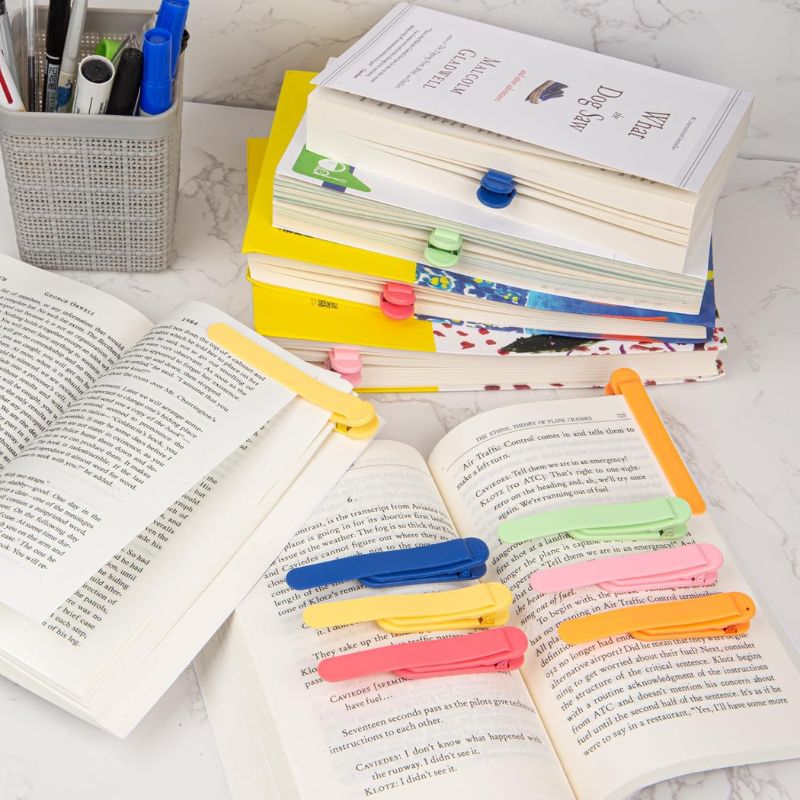 PageMate™  - 6 Automatic Stay-Put Bookmarks