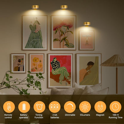 Lunel™ – Magnetic Lighting for Art Displays (50% Off)