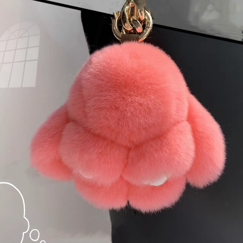 BunniBelle™ – Fluffy Bunny PomPom Charm (50% Off)