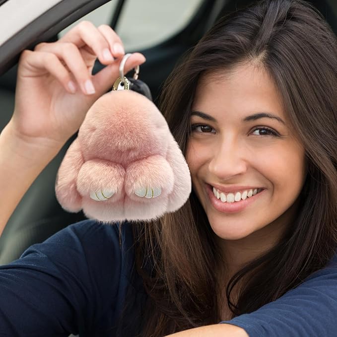 BunniBelle™ – Fluffy Bunny PomPom Charm (50% Off)