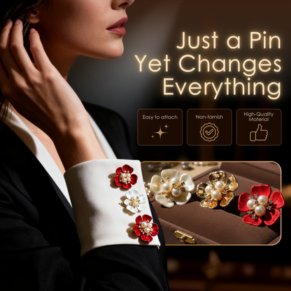 Petaline™ – Delicate Shirt Brooch Accent (35% Off)